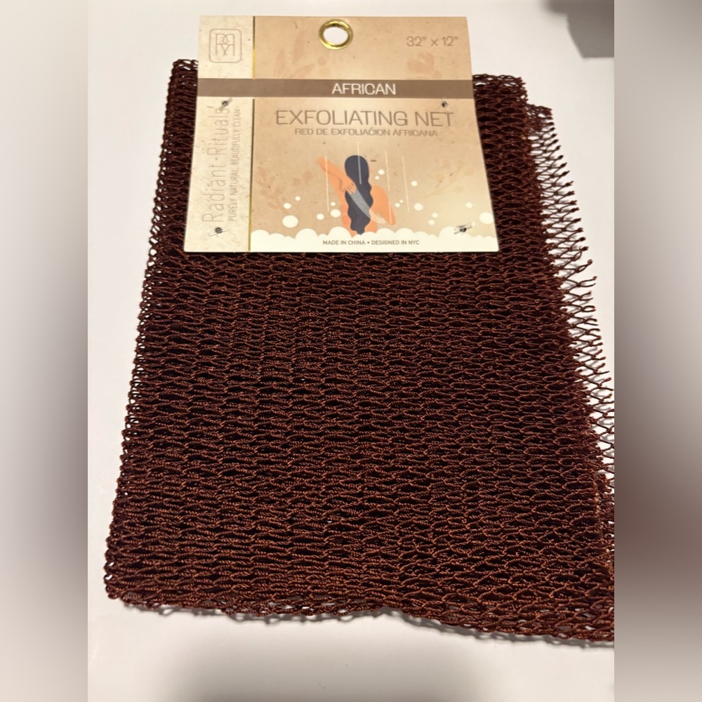 Brown Exfoliating Net Sponge